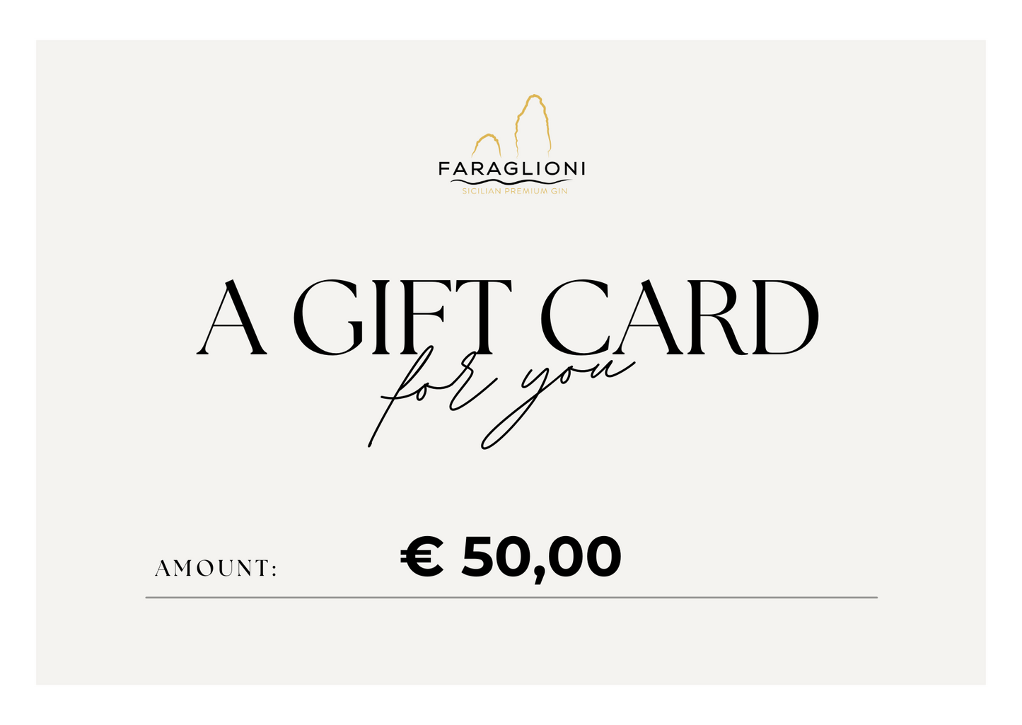 Gift Card 50 €